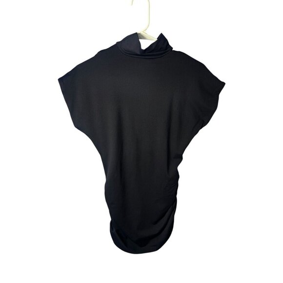 Susana monaco Asymmetrical navy Sleeveless Top key hole workattire professional - Picture 8 of 10